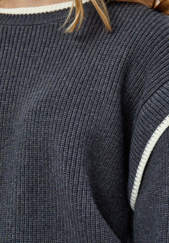 Minus Jayla Knit Pullover Pullover 2995 Nine Iron Gray