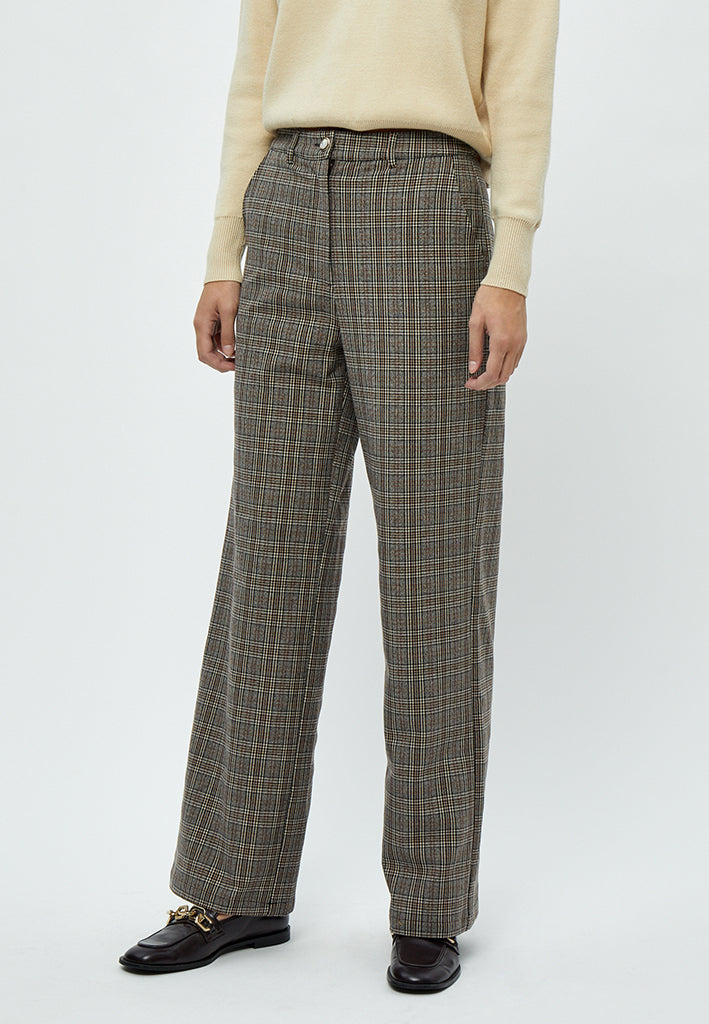 Desires Junette Pants Pant 4043C Nomad Sand Checked