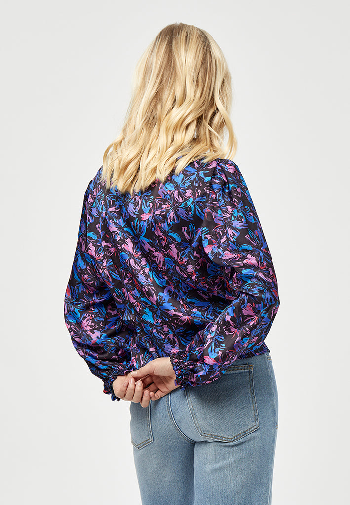Desires Kari Blouse Blouse 9000P Black Print