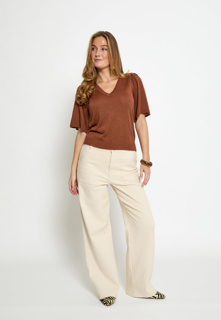 Minus Kyla T-Shirt T-Shirt 3000MET Desert Sand Met.