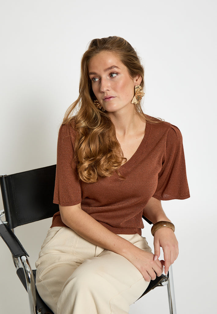 Minus Kyla T-Shirt T-Shirt 3000MET Desert Sand Met.