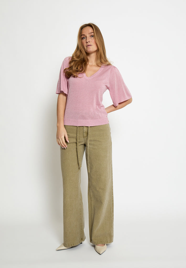 Minus Kyla T-Shirt T-Shirt 4019MET Prism Pink Metal.