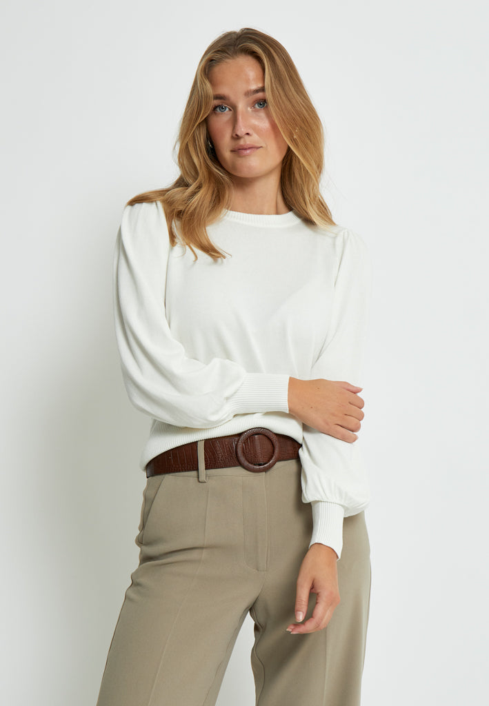 Minus Liva Long Sleeve Pullover Pullover 220 Broken White