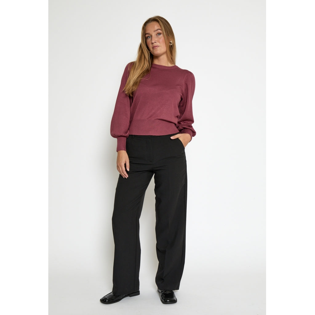 Minus Liva Long Sleeve Pullover Pullover 4058 Roan Rouge
