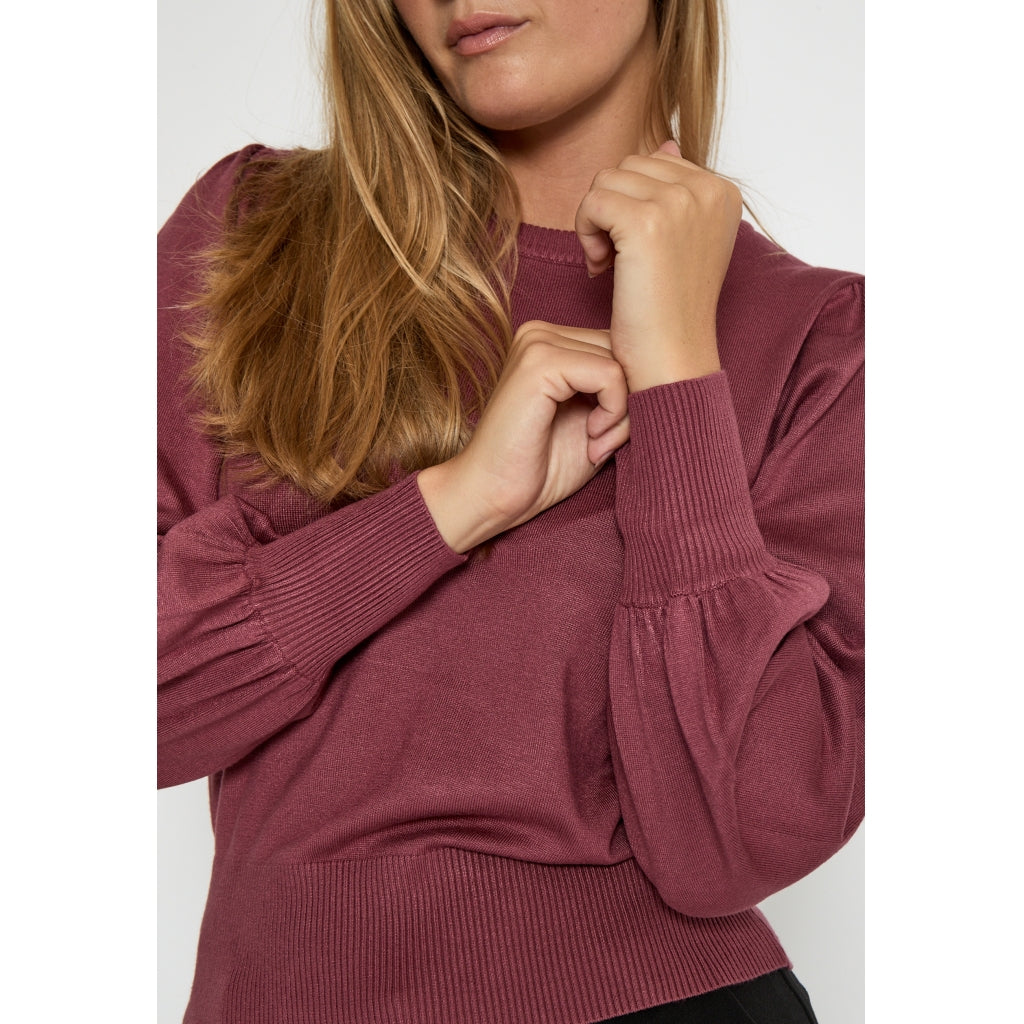 Minus Liva Long Sleeve Pullover Pullover 4058 Roan Rouge
