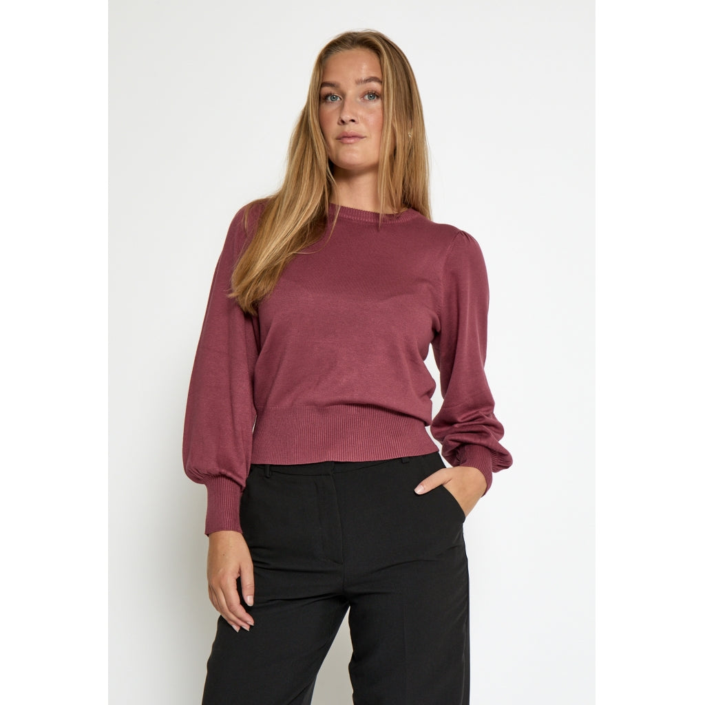 Minus Liva Long Sleeve Pullover Pullover 4058 Roan Rouge