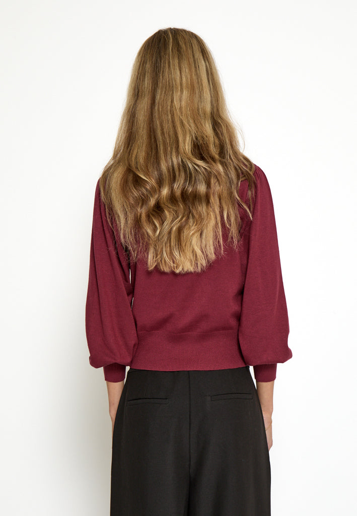 Minus Liva Long Sleeve Pullover Pullover 4072 Cordovan