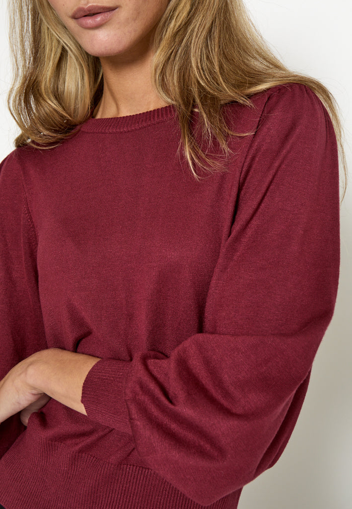 Minus Liva Long Sleeve Pullover Pullover 4072 Cordovan