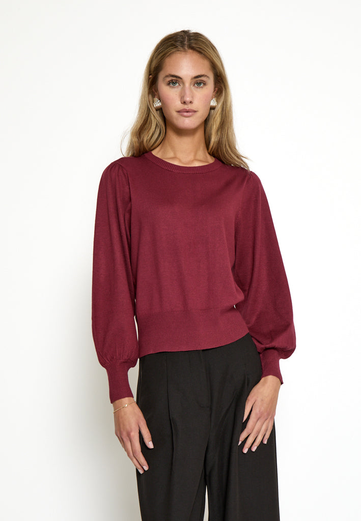 Minus Liva Long Sleeve Pullover Pullover 4072 Cordovan