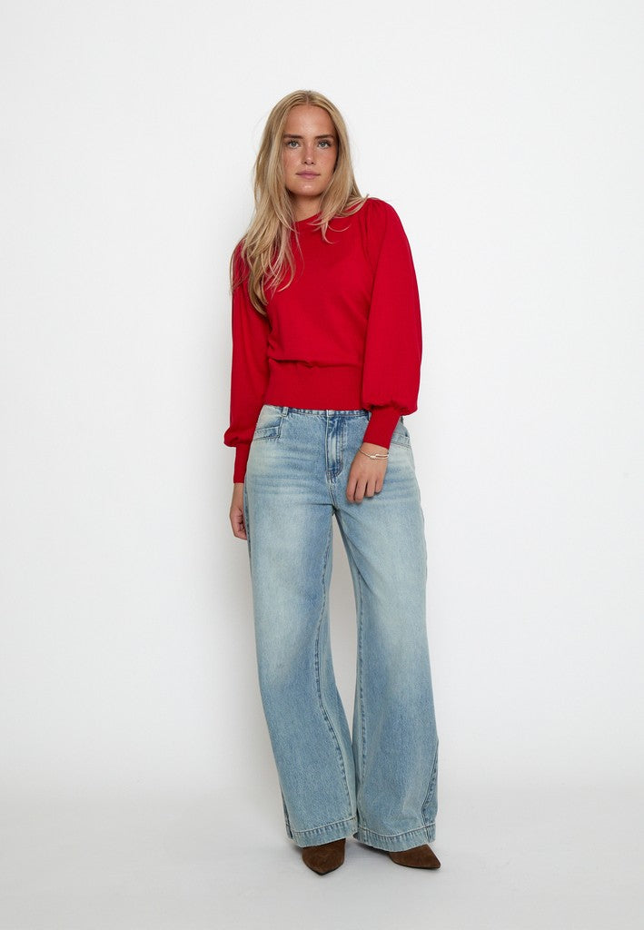 Minus Liva Long Sleeve Pullover Pullover 4089 Haute Red