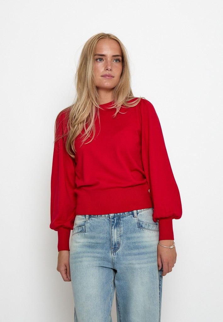 Minus Liva Long Sleeve Pullover Pullover 4089 Haute Red