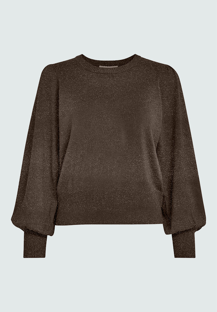 Minus Liva Long Sleeve Pullover Pullover 5064MET Carafe Metallic