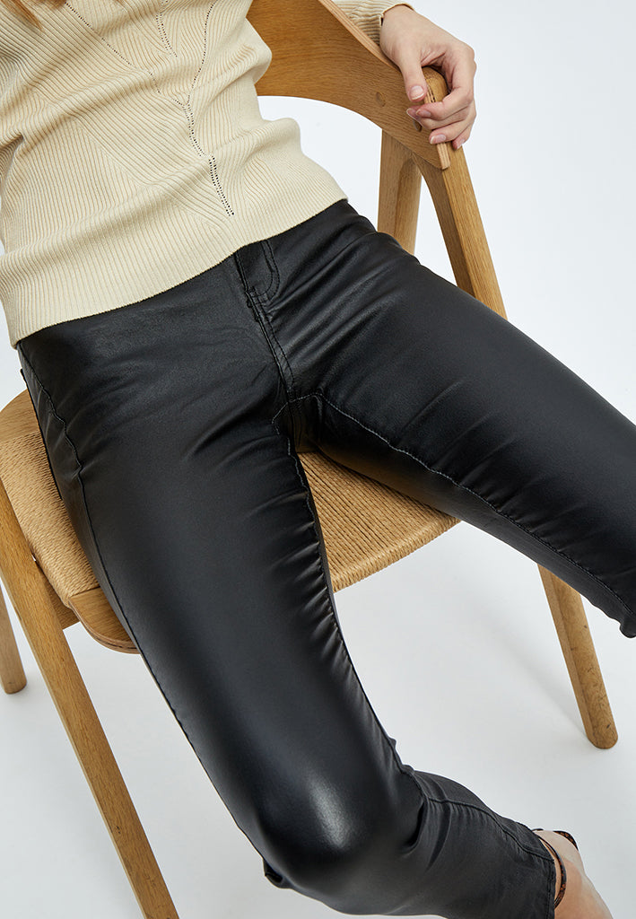 Desires Lola Midwaist Coated Jeans 9000 Black