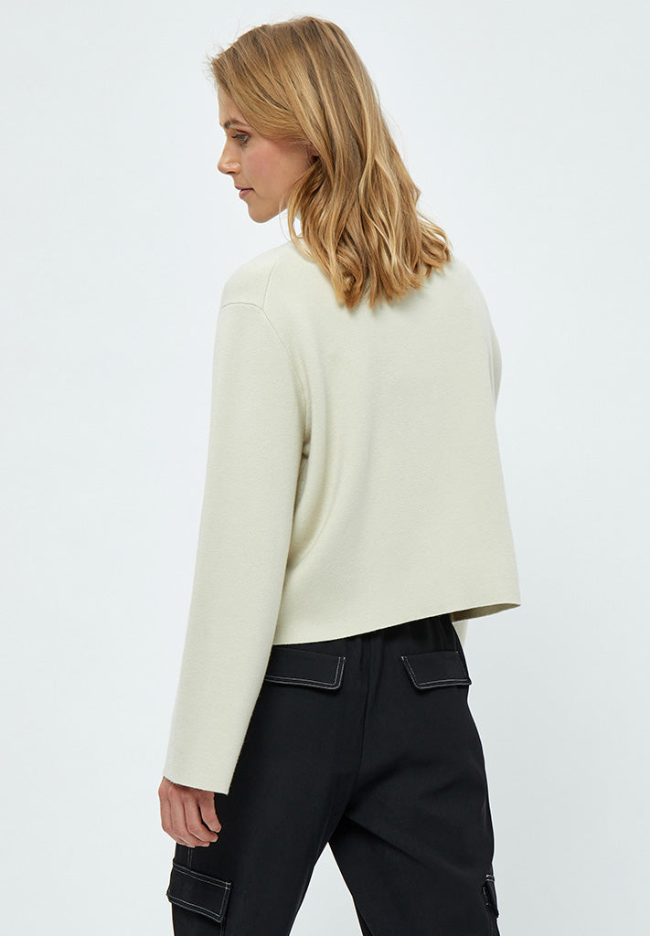 Minus Lupi High Neck Knit Pullover Pullover 0175 Light Birch