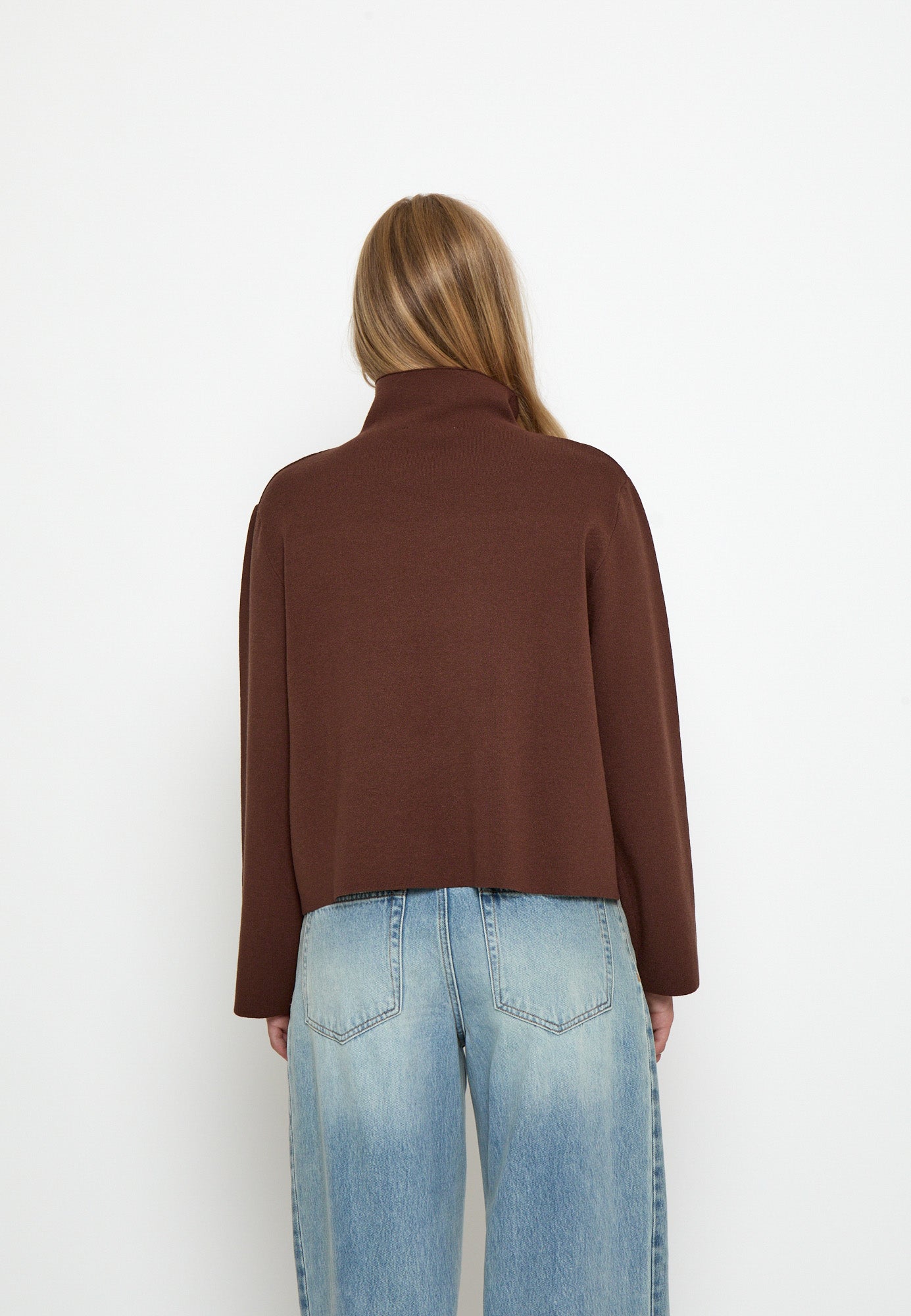 Minus Lupi High Neck Knit Pullover Pullover 3681 Tiramisu