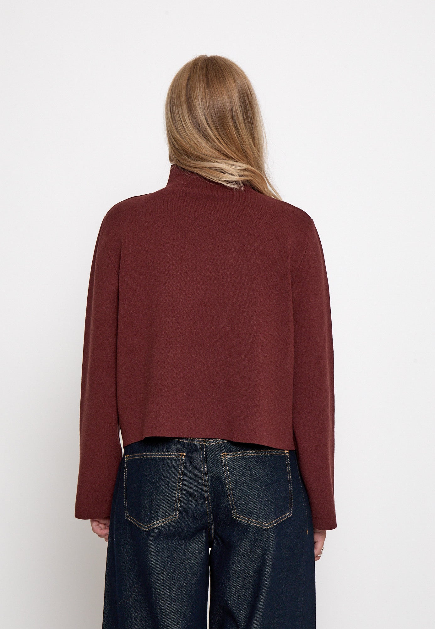 Minus Lupi High Neck Knit Pullover Pullover 4009 Andorra Red