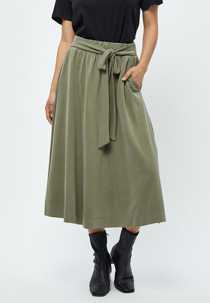 Minus MSAddilyn Midi Skirt Skirt 478 Green Field