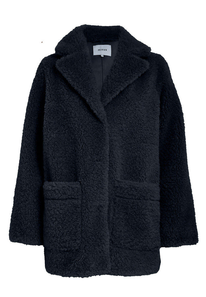 Minus MSAlda Reversible Faux Fur Jacket Jacket 2994 Sky Captain