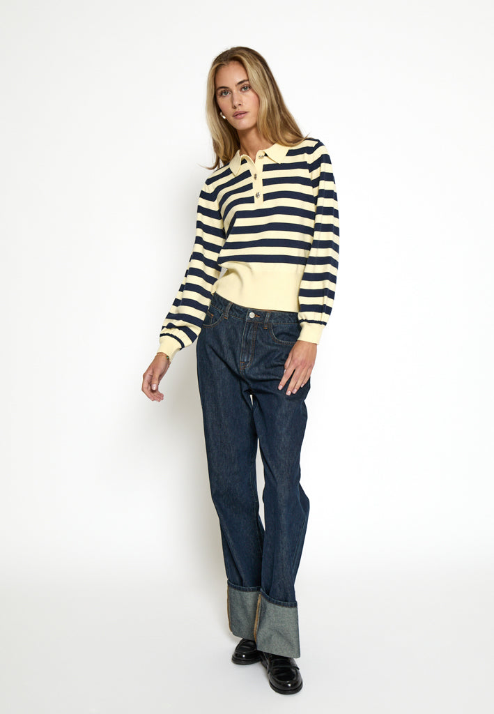 Minus MSAliana Knit Pullover Pullover 2994S SKY CAPTAIN STRIPE