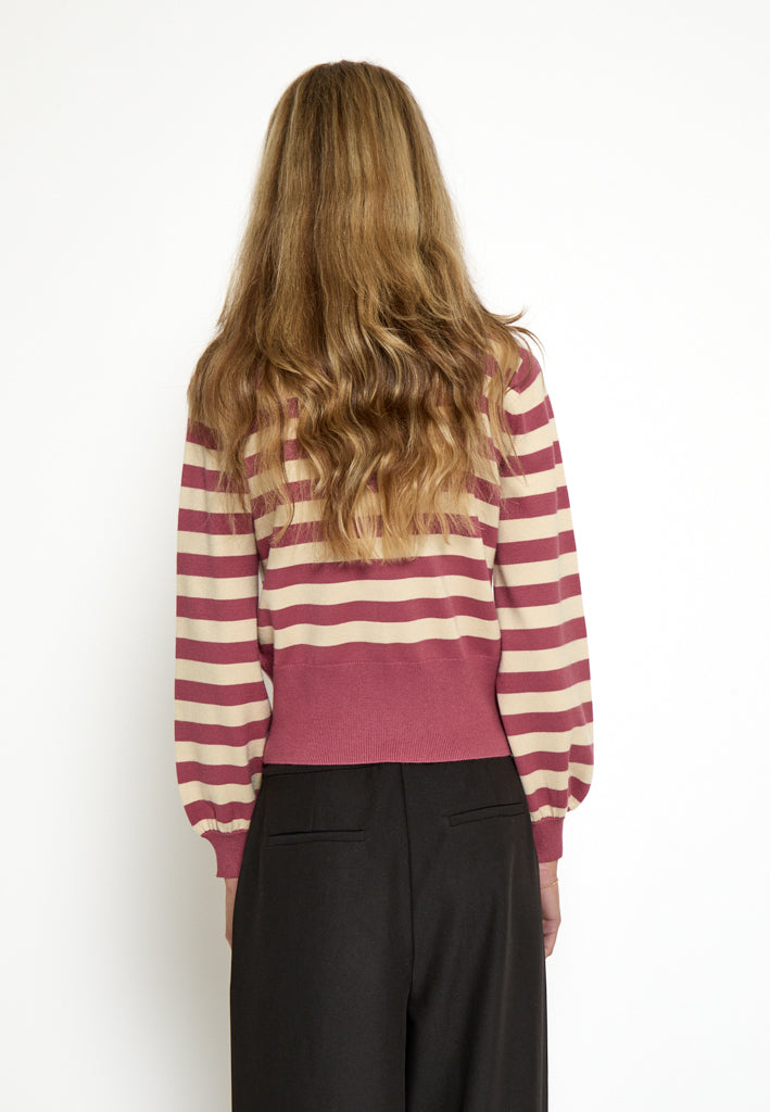 Minus MSAliana Knit Pullover Pullover 4058S Roan Rouge Stripe