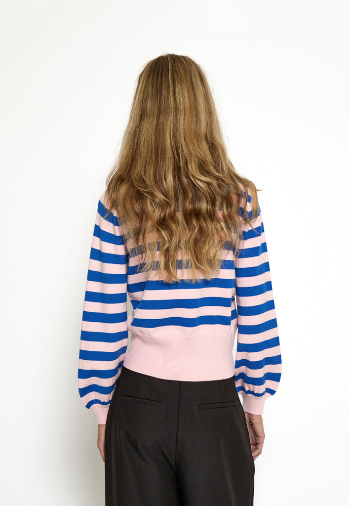 Minus MSAliana Knit Pullover Pullover 4089S Blue/Pink Stripe