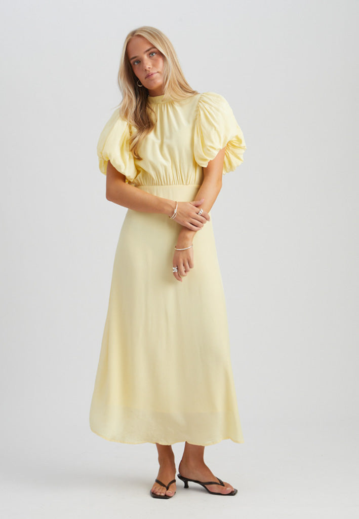 Minus MSAlicia Midi Dress Dress 1004 Soft Yellow