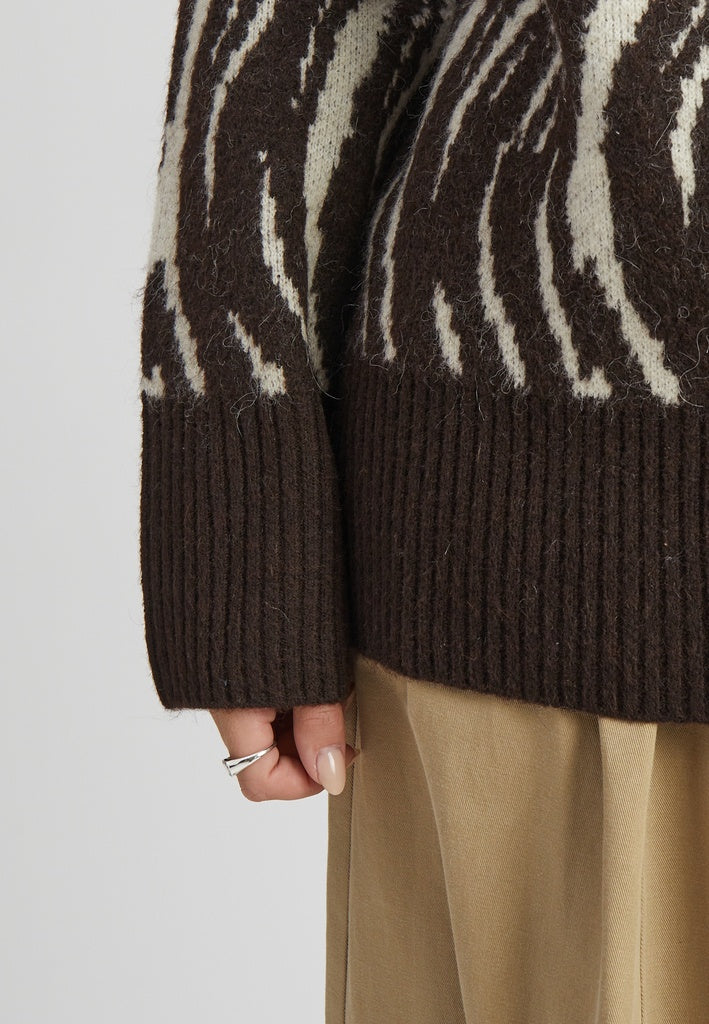 Minus MSAlma GRS RWS Knit Pullover Pullover 5618 Bracken Brown
