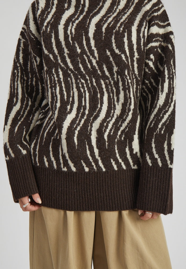 Minus MSAlma GRS RWS Knit Pullover Pullover 5618 Bracken Brown