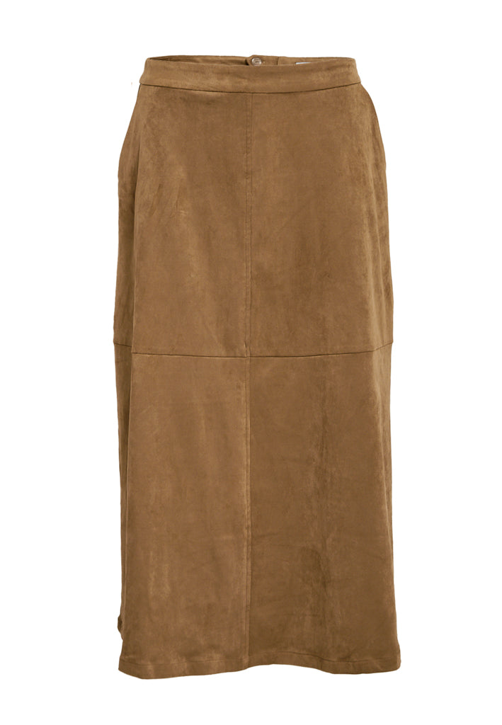 Minus MSAlva Midi Skirt Skirt 344 Camel