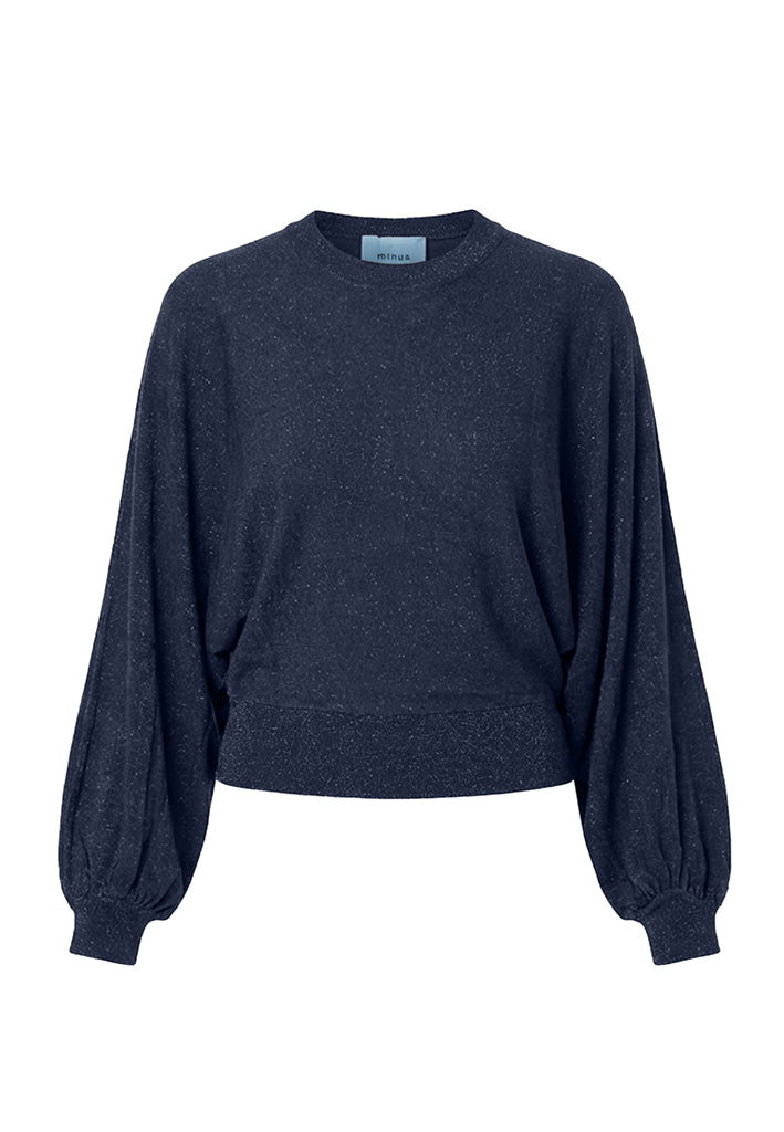 Minus MSAnastasia Knit Pullover Pullover 5270MET Black iris Metal.