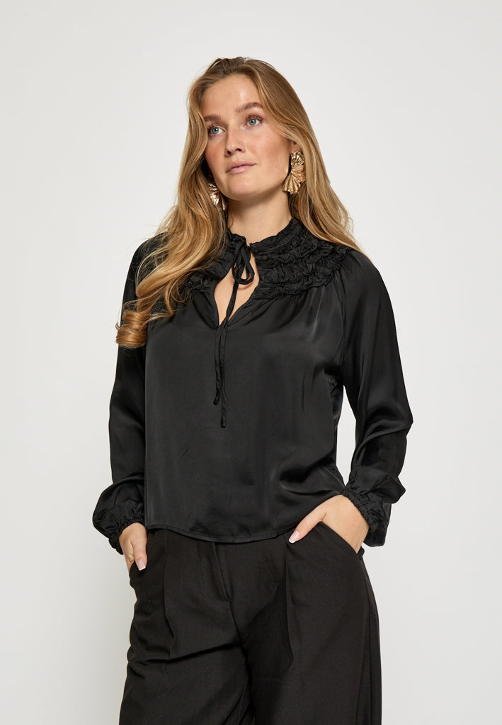 Minus MSAnnaSofie Blouse Blouse 100 Black