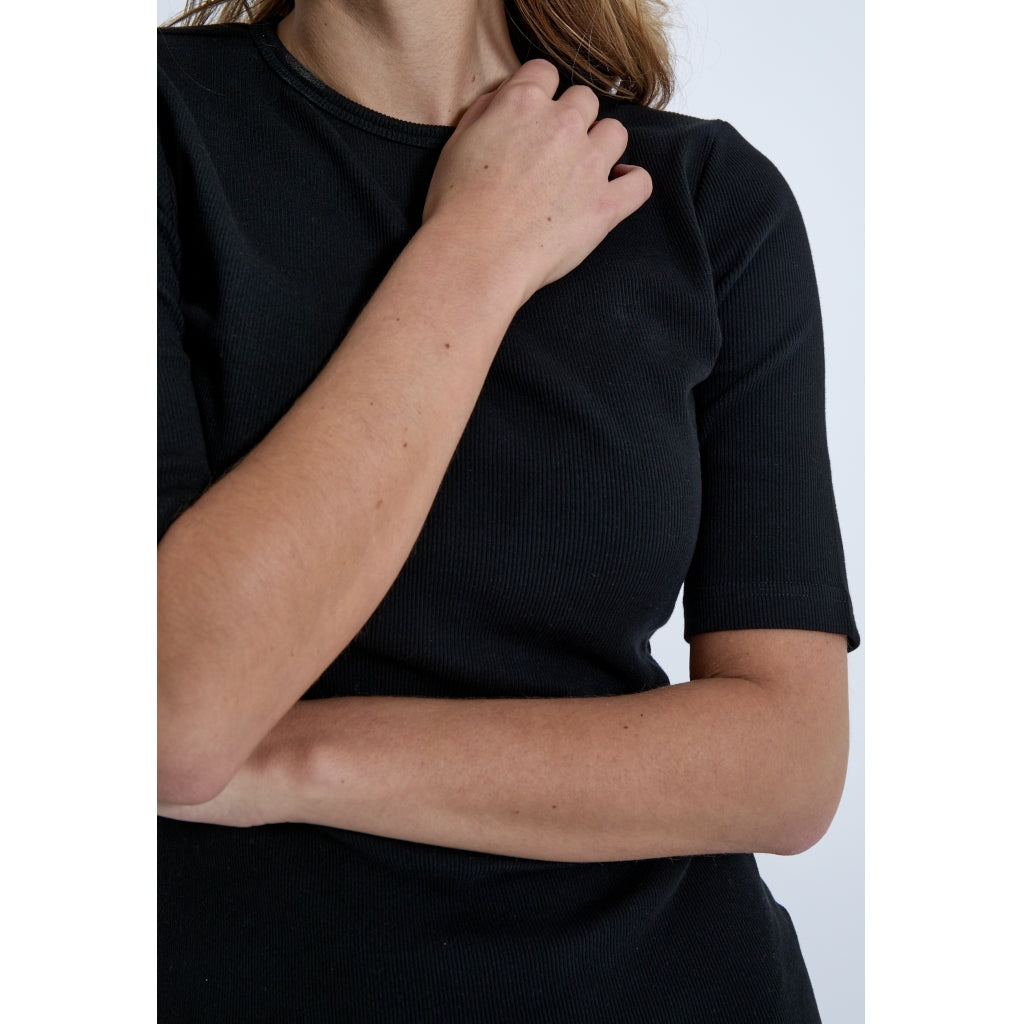 Minus MSAnnelise GOTS T-Shirt Dress Dress 100 Black