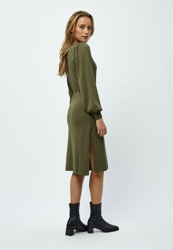 Minus MSAstrid Knit Midi Dress Dress 3797 Ivy green