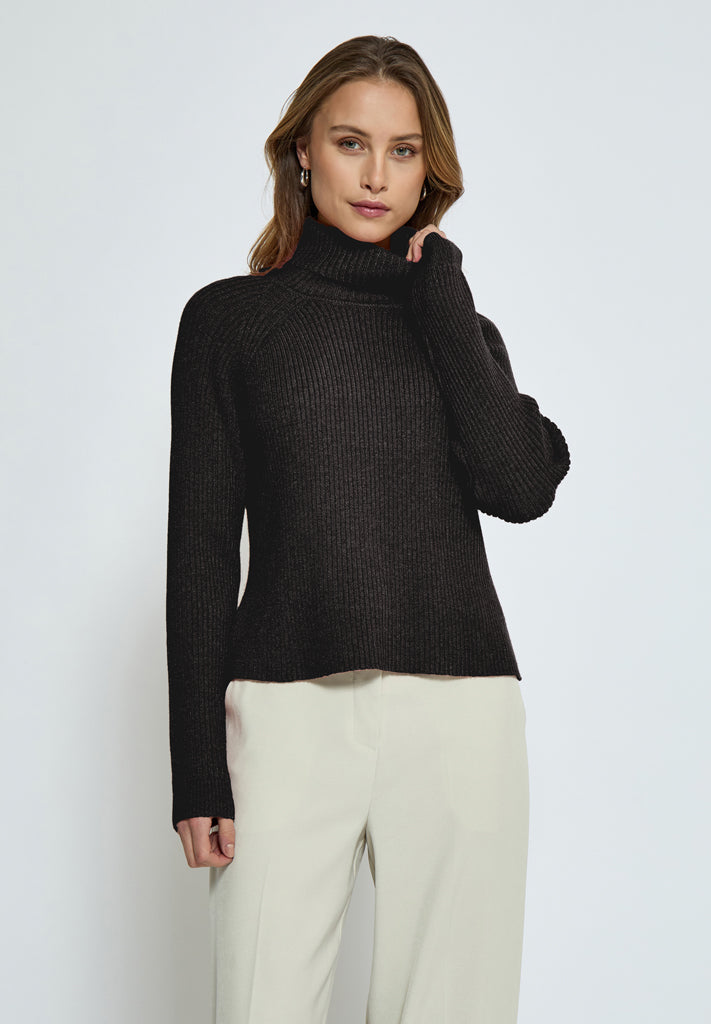 Minus MSAva Knit Turtleneck Pullover 100 Black