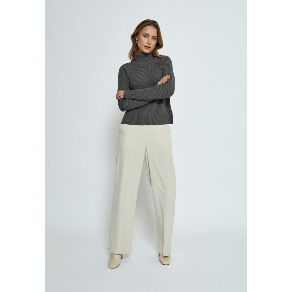 Minus MSAva Knit Turtleneck Pullover 131 Light Grey