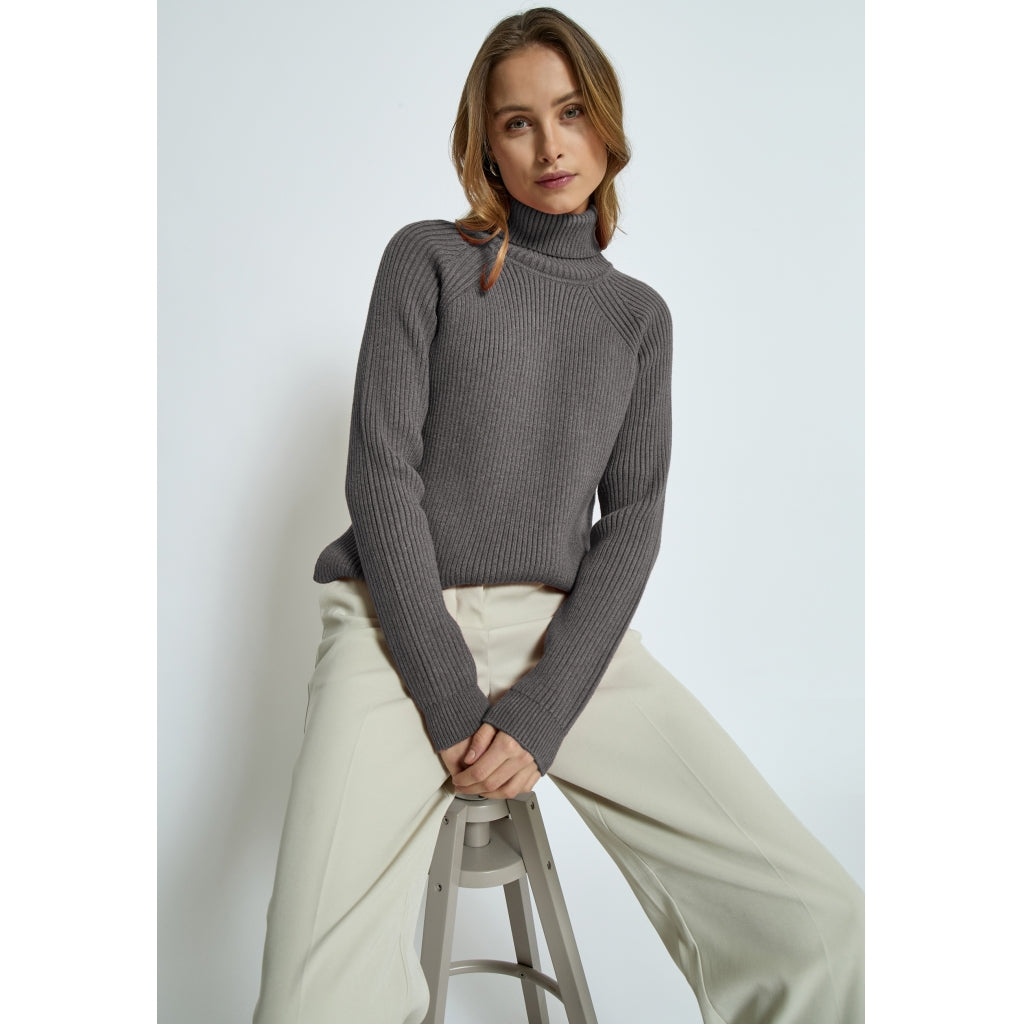 Minus MSAva Knit Turtleneck Pullover 131 Light Grey