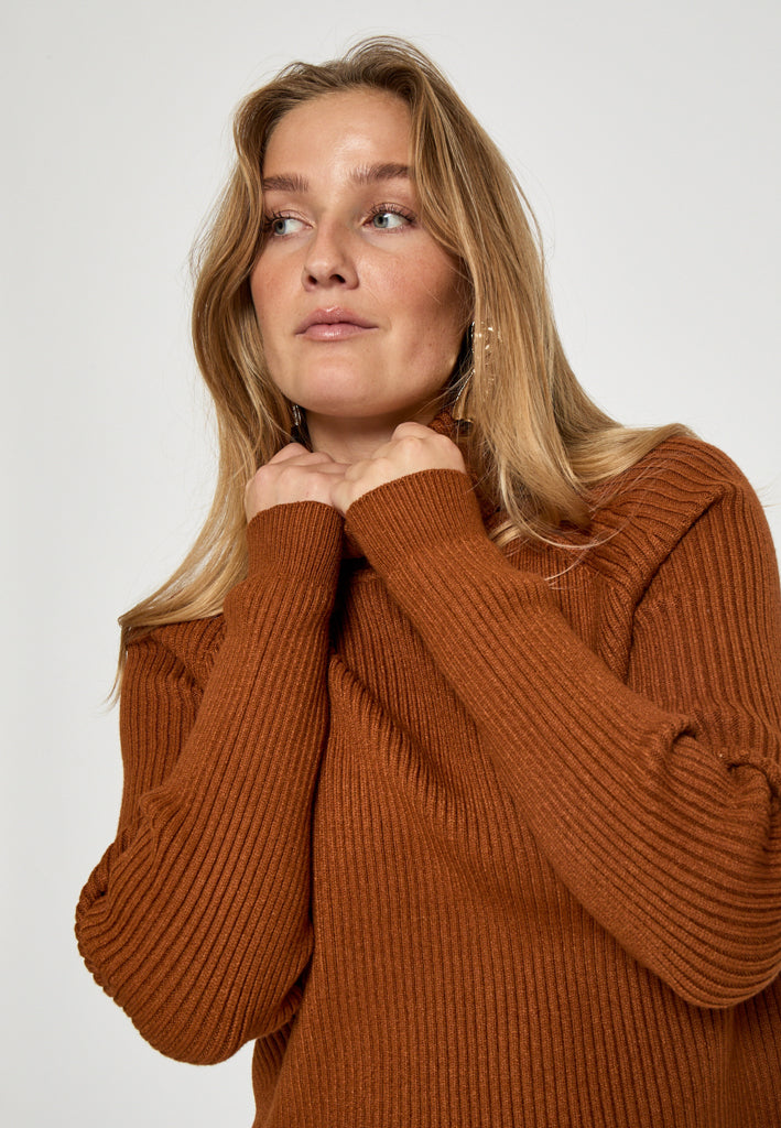 Minus MSAva Knit Turtleneck Pullover 5351 Glazed Ginger