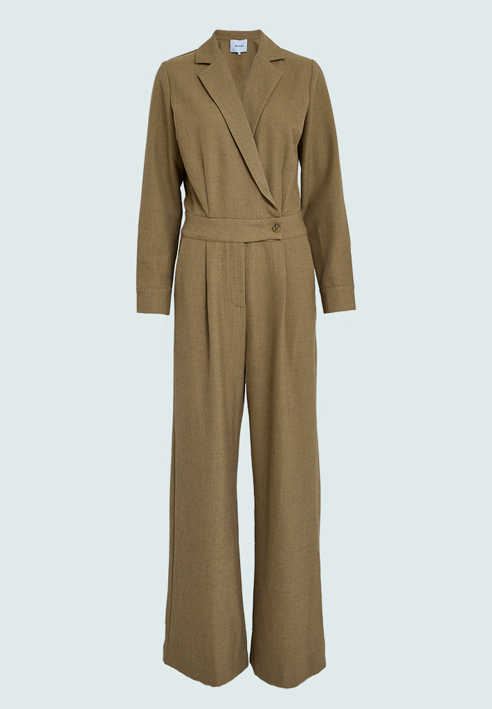 Minus MSAya Jumpsuit Jumpsuit 0312M Tan Melange