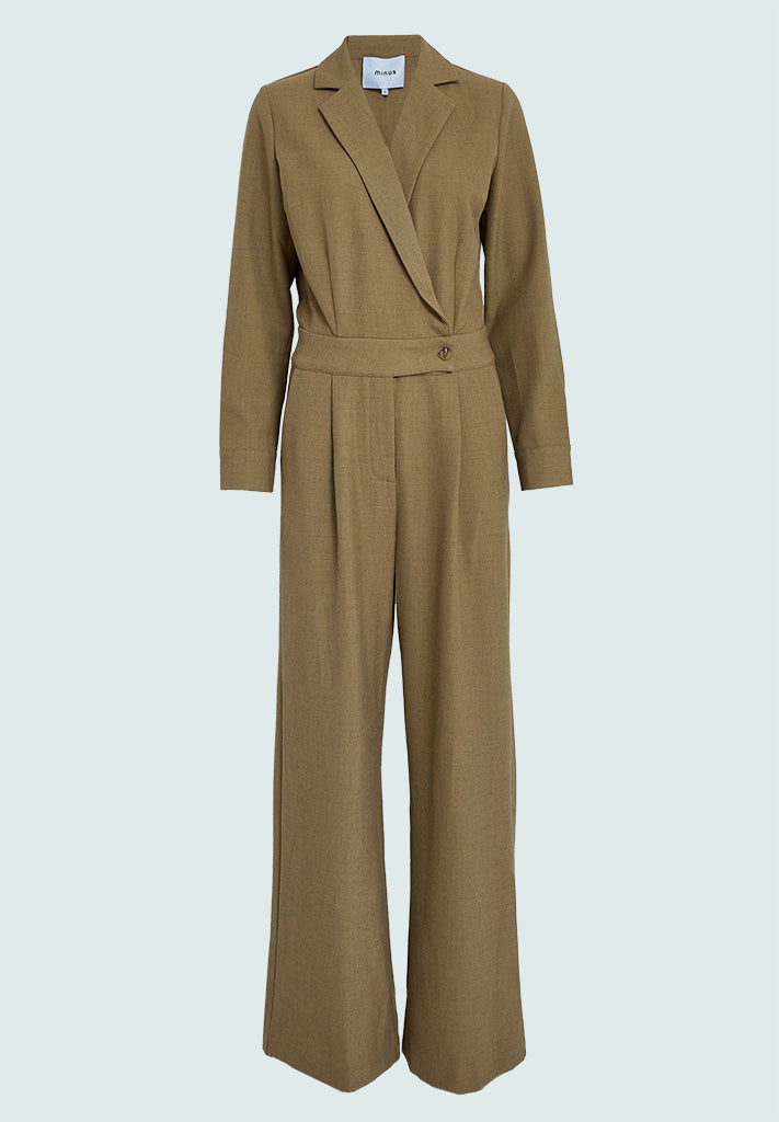 Minus MSAya Jumpsuit Jumpsuit 0312M Tan Melange