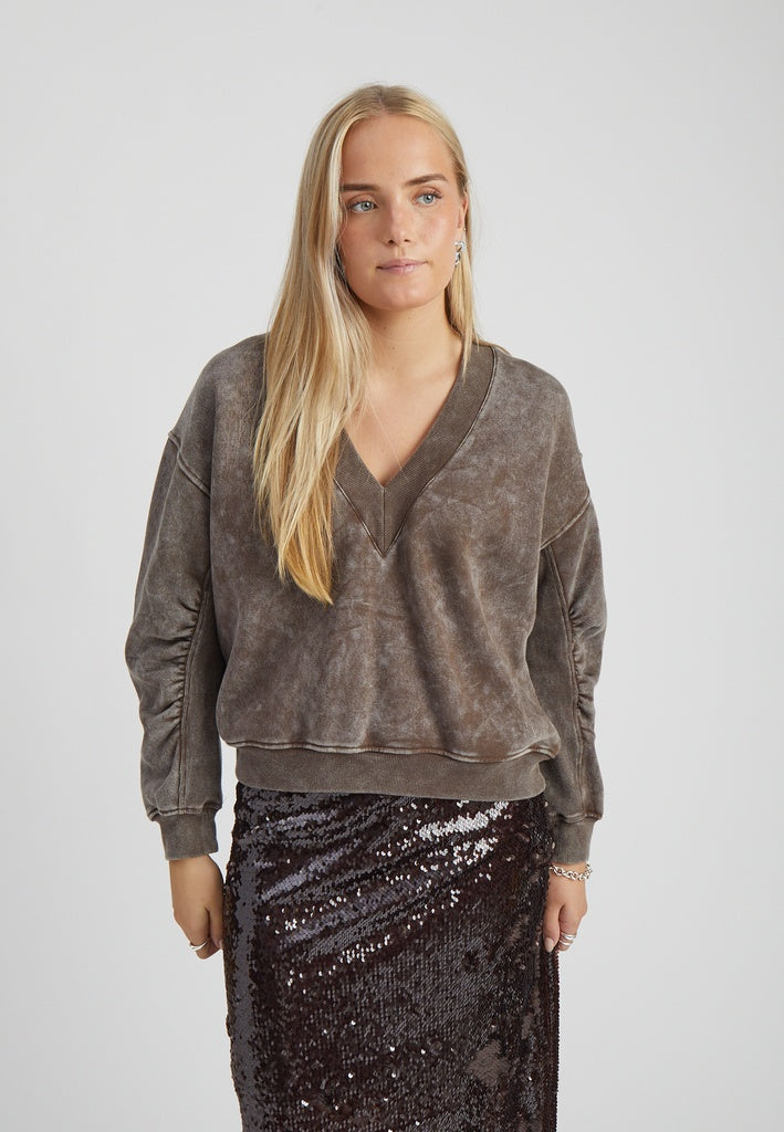 Minus MSBellah Sweat Sweatshirt 5618 Bracken Brown
