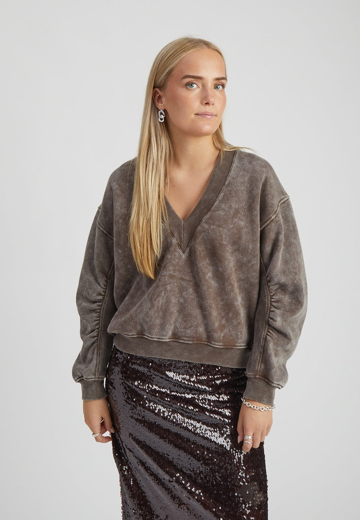 Minus MSBellah Sweat Sweatshirt 5618 Bracken Brown