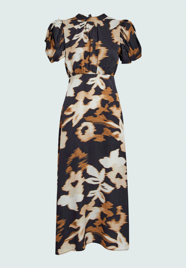 Minus MSBernia Dress Dress 6464P Arrowwood Yellow Print