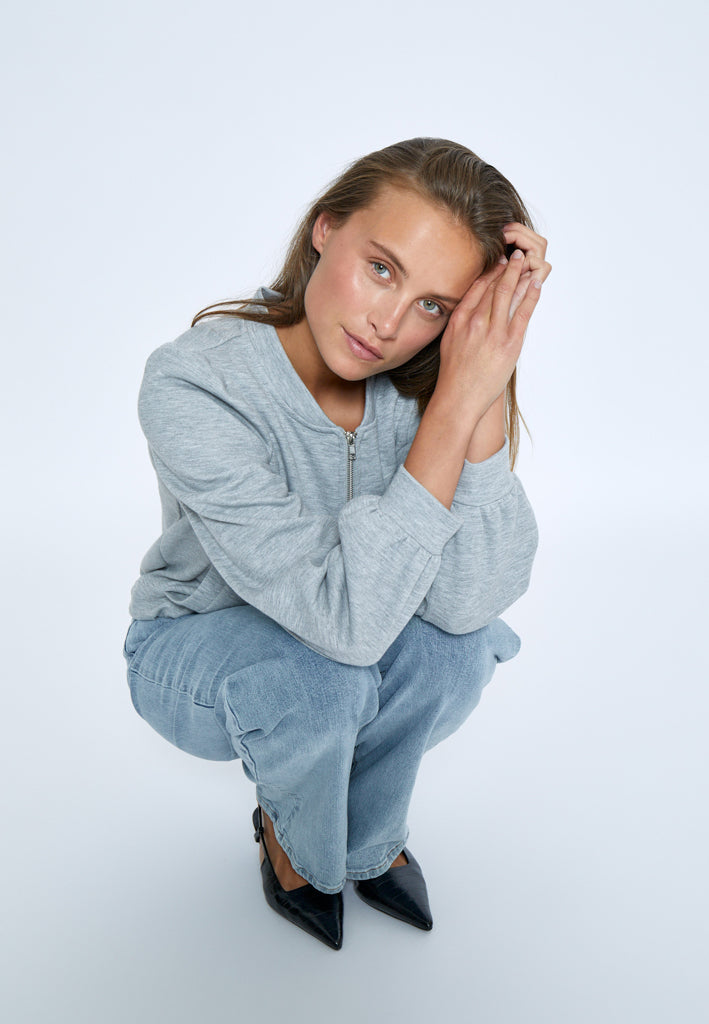 Minus MSBesina Short Jacket Jacket 112M Light Grey Melange