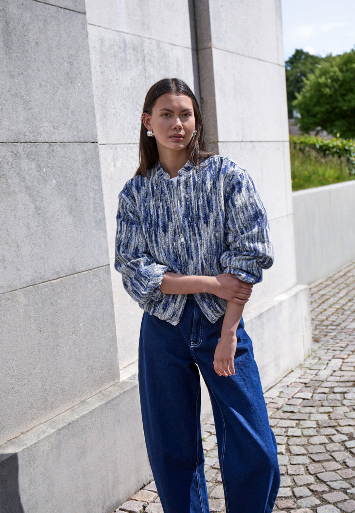Minus MSBessa Short Jacket Jacket 1905 Bright Cobalt Blue