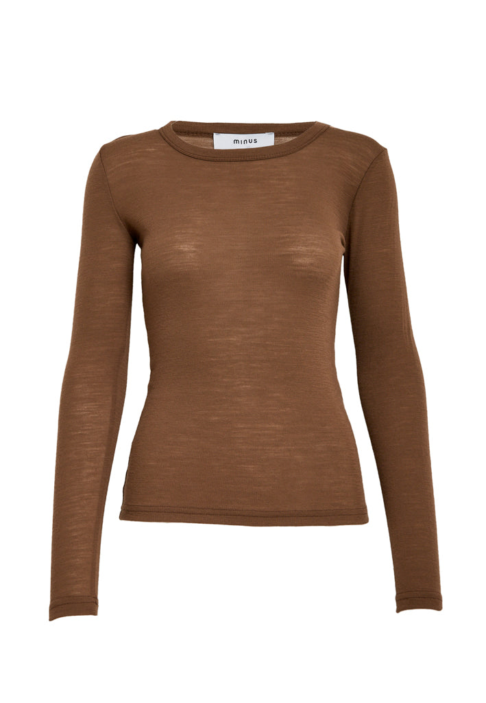 Minus MSCally Wool Top T-Shirt 3681 Tiramisu