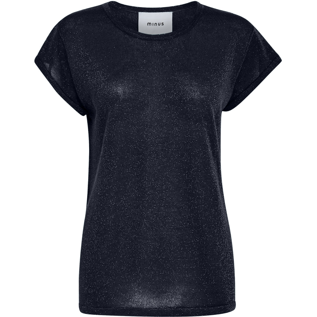 Minus MSCarlina Knit T-Shirt T-Shirt 5270MET Black iris Metal.