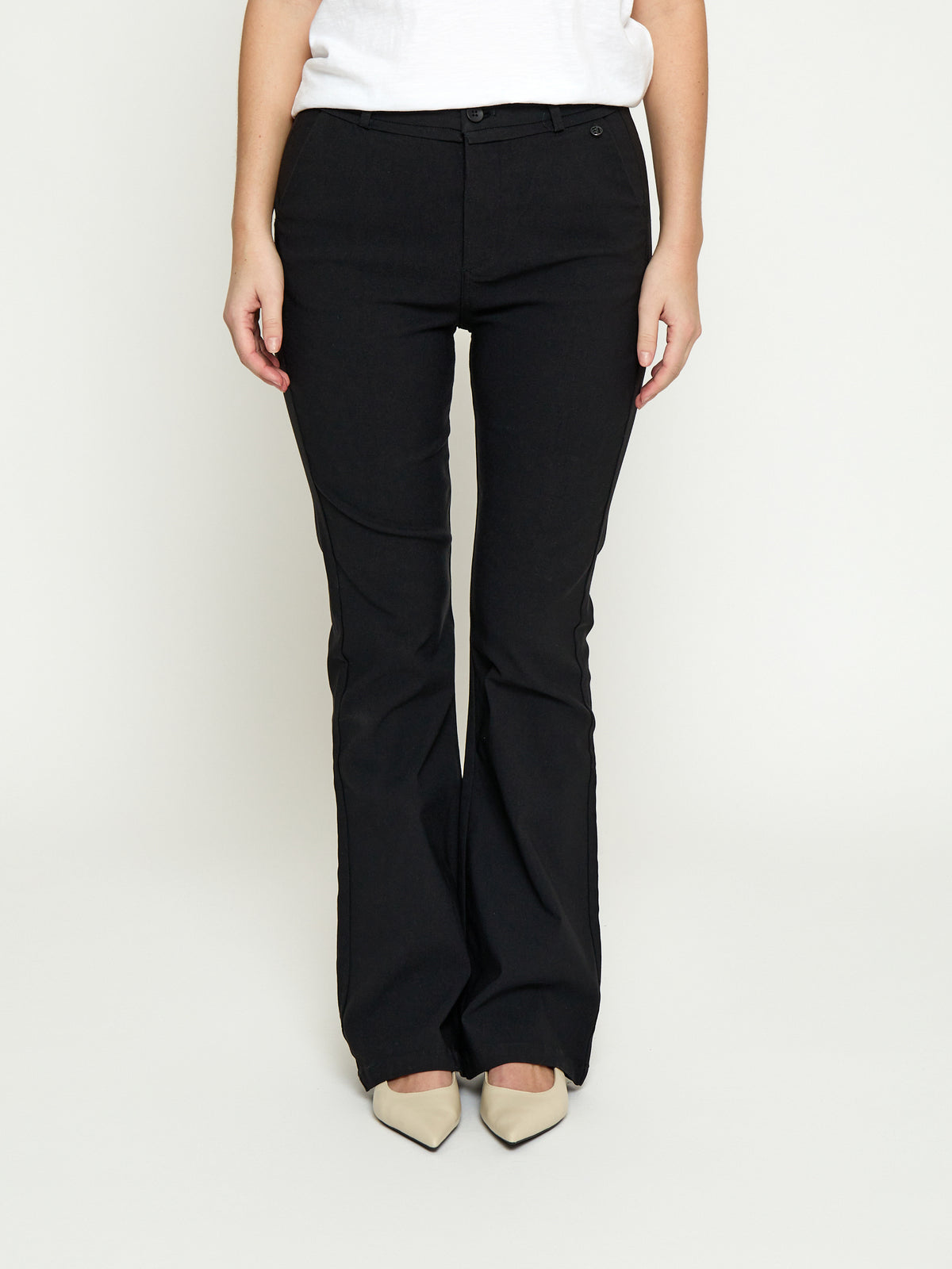 Minus MSCarma MW Flared Pants Pant 100 Black
