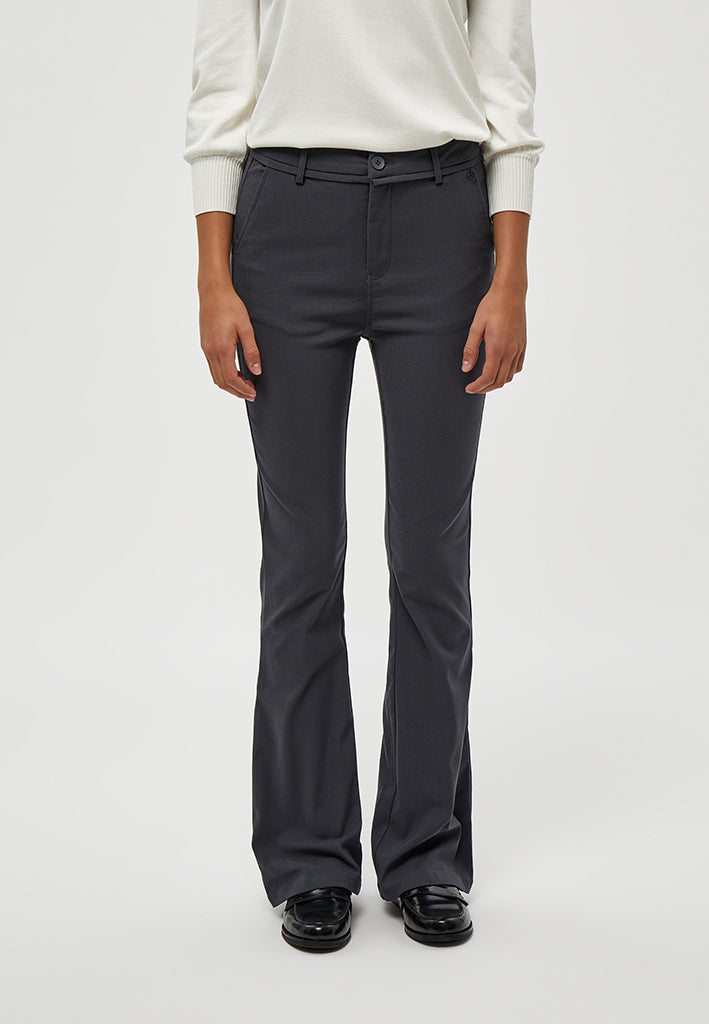 Minus MSCarma MW Flared Pants Pant 129 Dark Grey