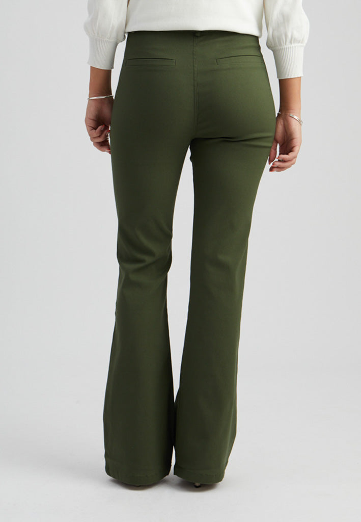 Minus MSCarma MW Flared Pants Pant 3835 Rifle Green