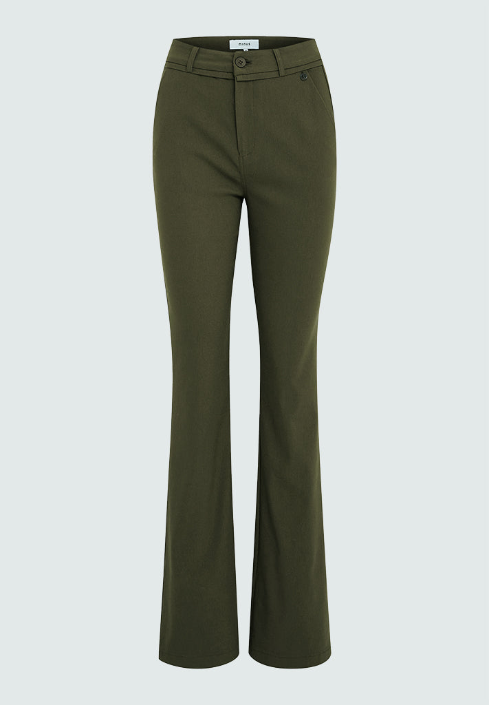 Minus MSCarma MW Flared Pants Pant 3835 Rifle Green